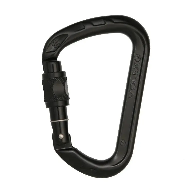 D-Shape Rock Climbing Carabiner - Auto-Locking and Durable