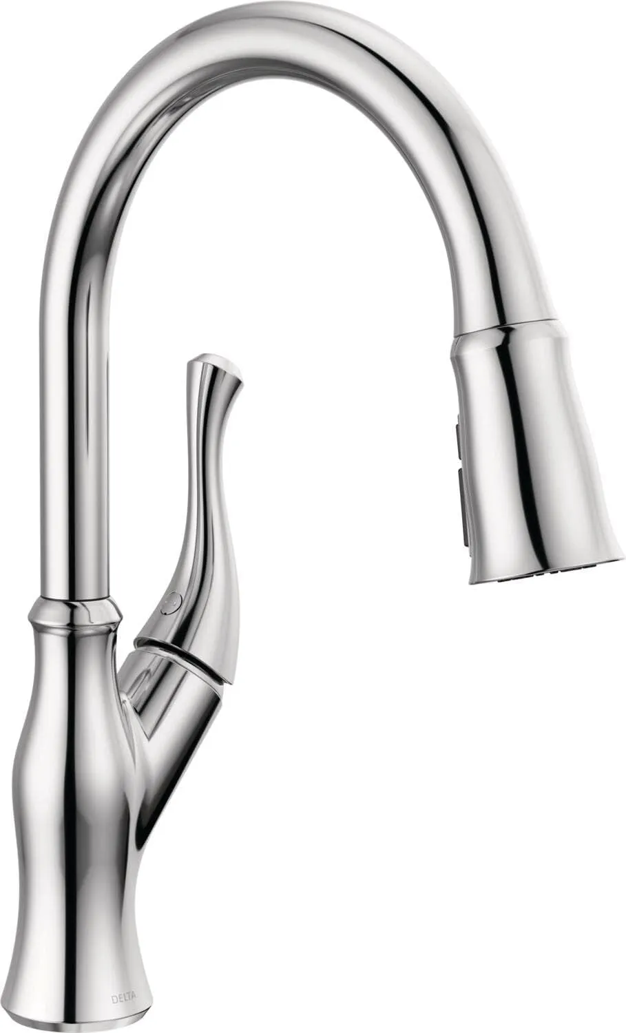 Delta Faucet Ophelia Pull Down Kitchen Faucet Chrome, Chrome Kitchen Faucets with Pull Down Sprayer, Kitchen Sink Faucet, Faucet for Kitchen Sink with Magnetic Docking Spray Head, Chrome 19888Z-DST