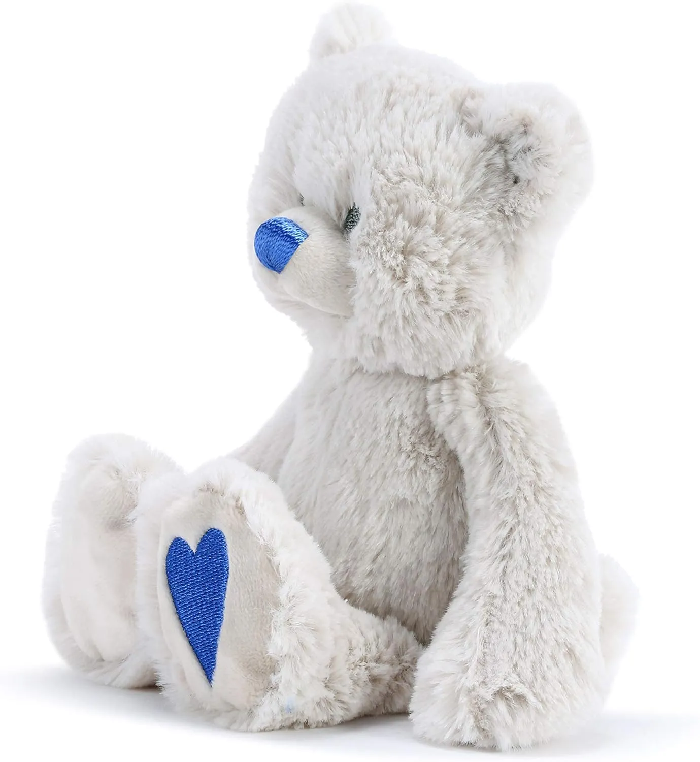 DEMDACO Clever Blue Sapphire Color September Birthstone 8.5 inch Children's Plush Stuffed Animal Toy
