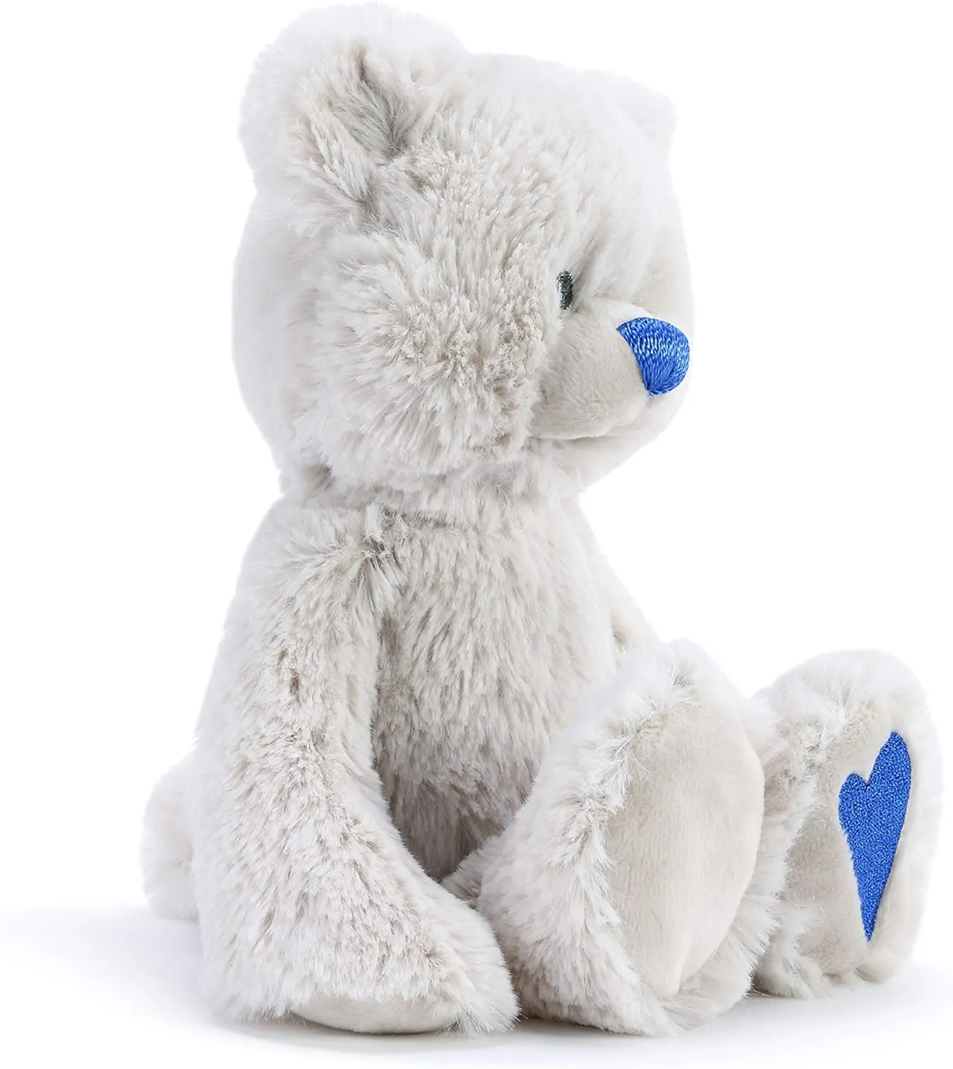 DEMDACO Clever Blue Sapphire Color September Birthstone 8.5 inch Children's Plush Stuffed Animal Toy