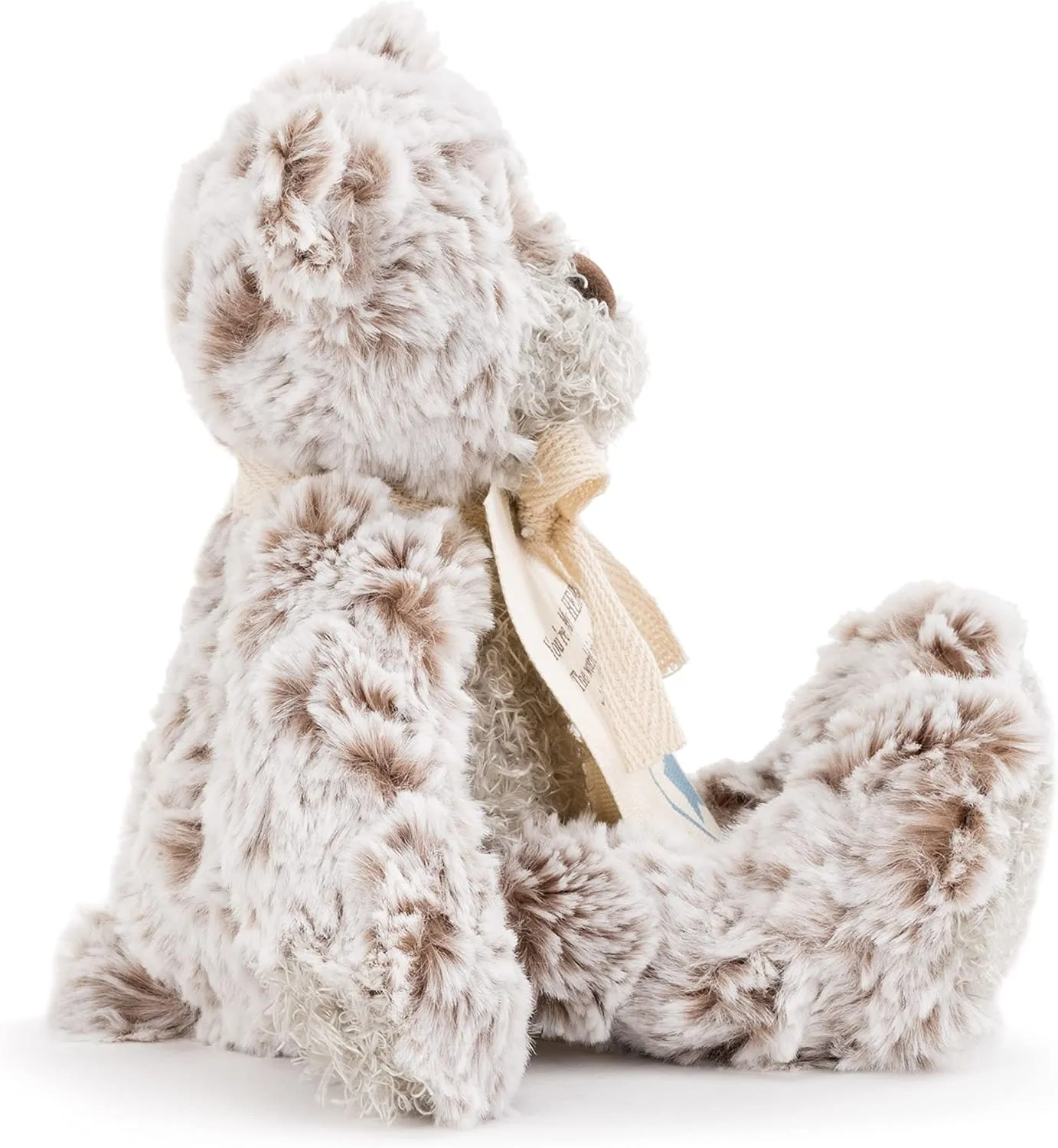 DEMDACO Hero Mini Giving Bear Soft Brown 8.5 inch Plush Polyester Fabric Stuffed Animal
