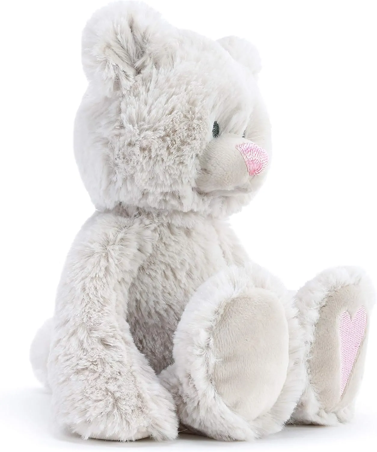 DEMDACO Playful Pink Tourmaline Color October Birthstone 8.5 inch Children's Plush Stuffed Animal Toy