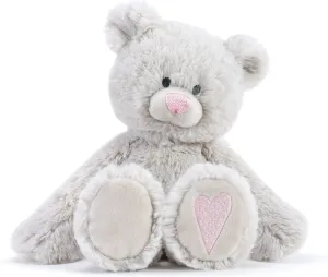 DEMDACO Playful Pink Tourmaline Color October Birthstone 8.5 inch Children's Plush Stuffed Animal Toy