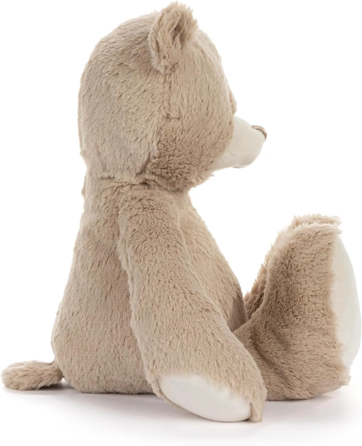 DEMDACO Welcome to The World, 12 x 11 Inch, Ultra Soft Polyester, Huggable, Cuddly, Toy, Stuffed Plush Animal, Brown, My First Teddy Bear