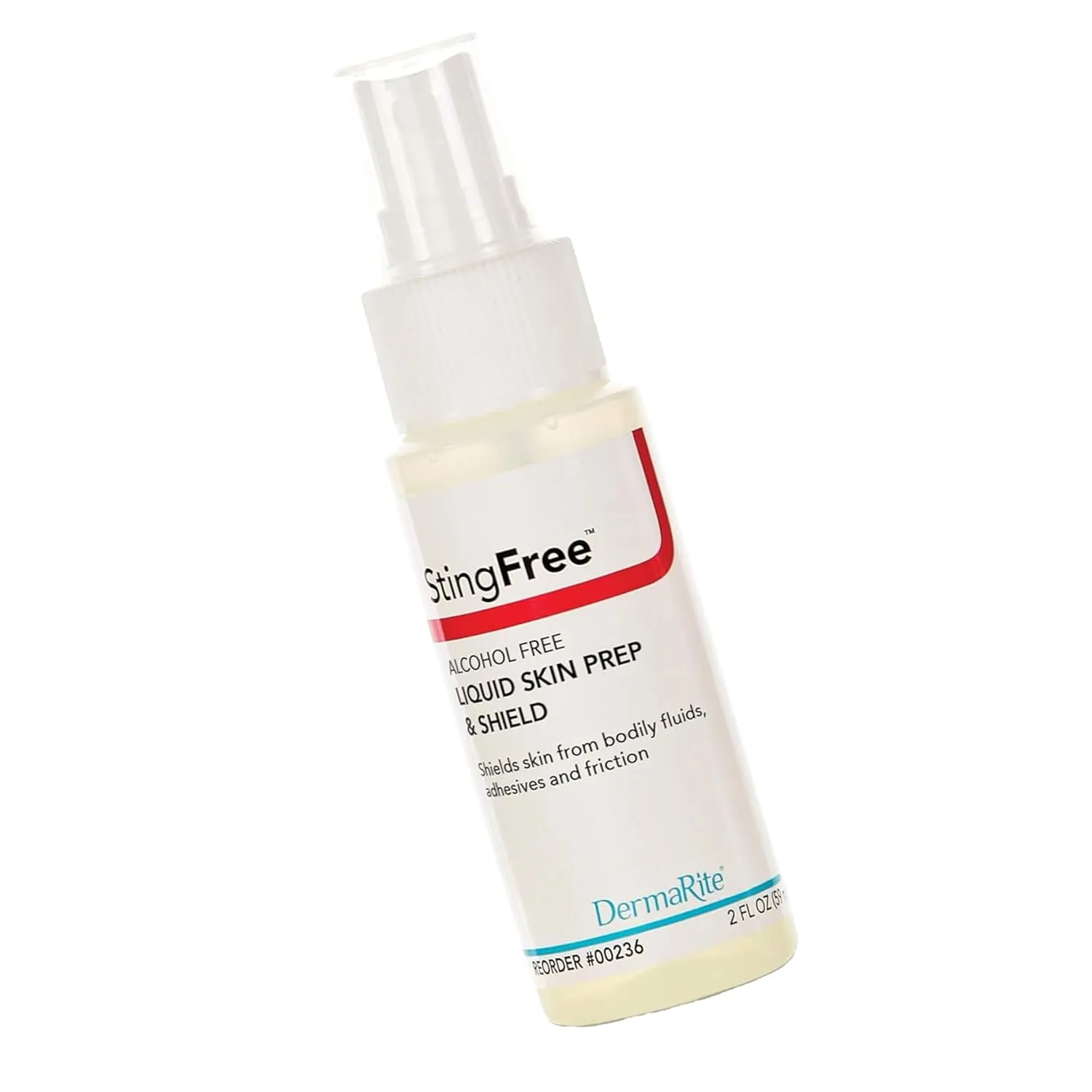 DermaRite's StingFree, Liquid Skin Prep & Shield - Alcohol-Free Spray, Shields from Body Fluids, Adhesives and Friction - Spray Bottle, 2 oz., 3 Count