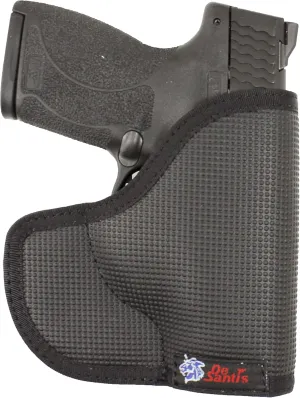 DeSantis Nemesis, Black, Ambidextrous, FITS: Beretta 9000S, FN Herstal FN 503, Glock 26, 27, 26 GEN 5, 27 GEN 5, 33, 39, H&K P2000SK, P2000, USP Compact 9/40, KELTEC P11, P40
