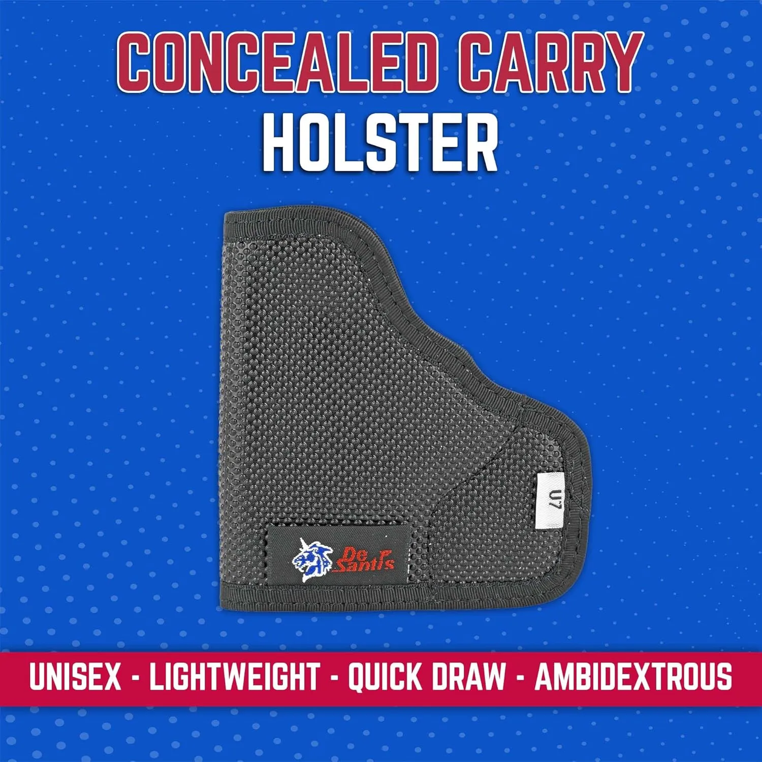 DeSantis Nemesis Pocket Holster - Gun Pocket Holsters for Concealed Carry, Conceal Carry Pocket Holster for Pistols, Revolvers, Soft, Designed for Comfort & Discreet Carry, Ambidextrous