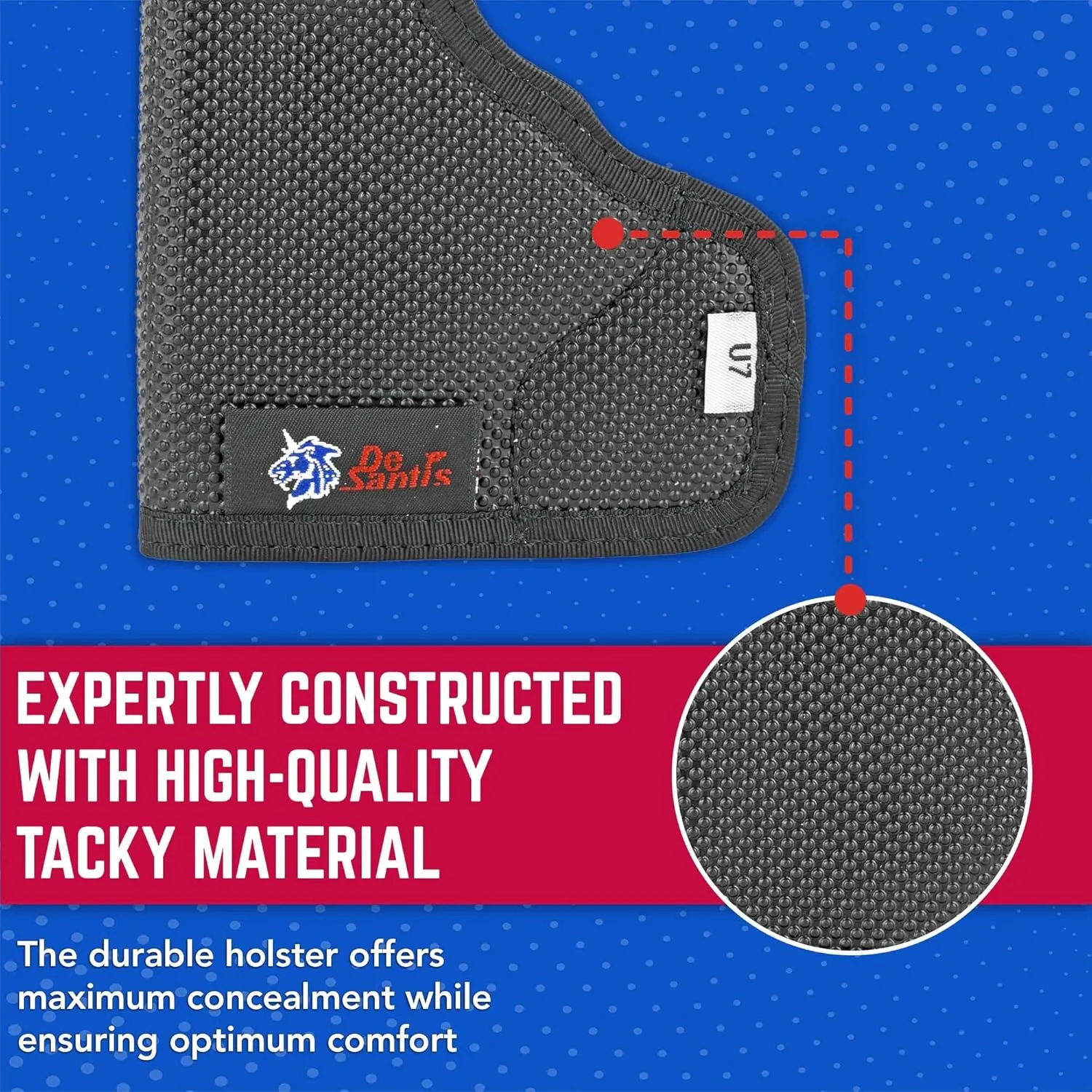 DeSantis Nemesis Pocket Holster - Gun Pocket Holsters for Concealed Carry, Conceal Carry Pocket Holster for Pistols, Revolvers, Soft, Designed for Comfort & Discreet Carry, Ambidextrous