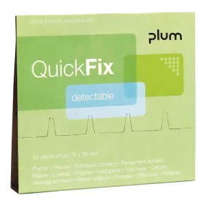 Detectable Bandage Refill, Blue