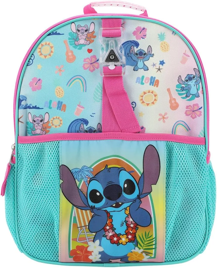 Disney Lilo & Stitch 5-Piece Backpack & Lunchbox Set
