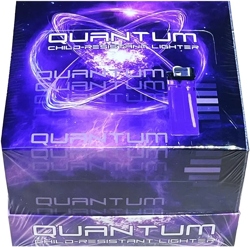 Disposable Lighters (Pack of 50) | Quantum® | Bonus 5pk Included | 55 Pack of Total Lighters