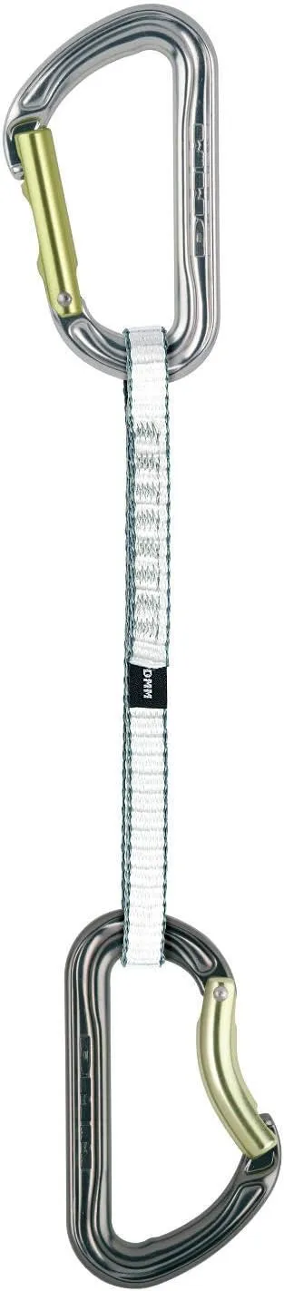 DMM Shadow 18cm QD Carabiner Set, Silver/Gunmetal