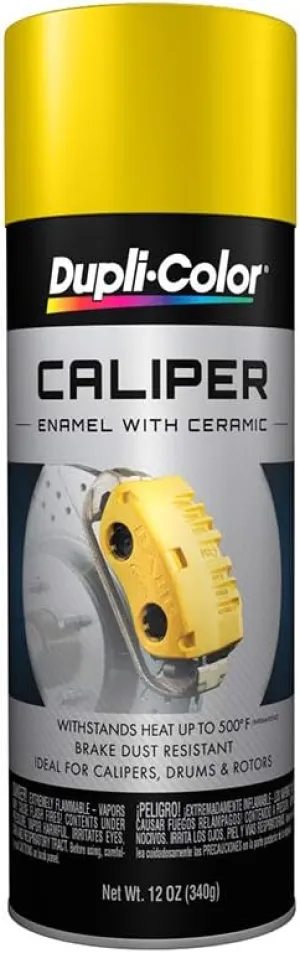 Dupli-Color BCP101 Brake Caliper Spray Paint - Yellow - 12 oz. Aerosol Can