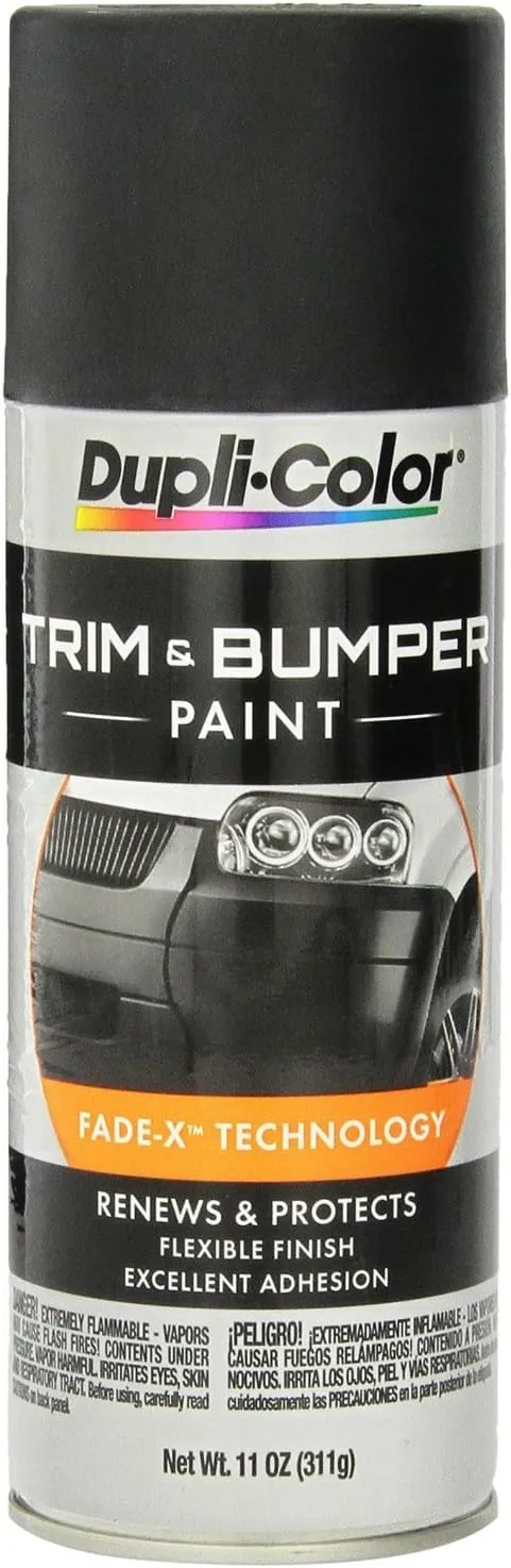 Dupli-Color TB101-6PK Trim and Bumper Paint - 11 fl. oz., (Pack of 6)