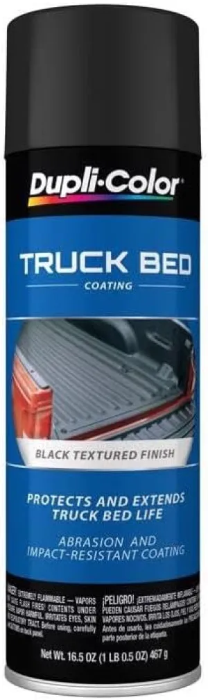 Dupli-Color TR250 Truck Bed Coating Spray Paint - Black - 16.5 oz. Aerosol Can