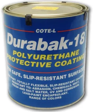 Durabak 18 (For Outdoors), TEXTURED version - Non Slip Coating, Bedliner, Deck Paint for ALL Boats - Many colors to choose from! - FOREST GREEN - GALLON