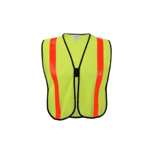 Economy Lime Mesh with 1-3/8" Orange Tape (One Size Only)