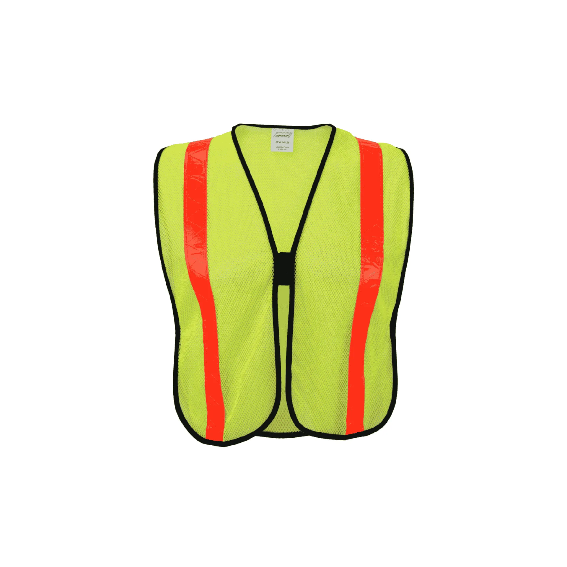 Economy Lime Mesh with 1-3/8" Orange Tape (One Size Only)
