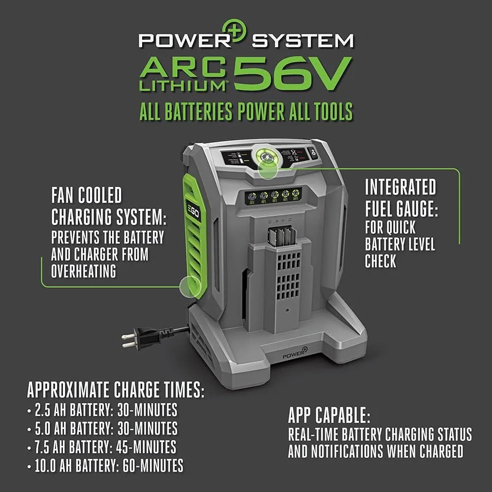 EGO Power  CH7000 700W Turbo Charger, Black