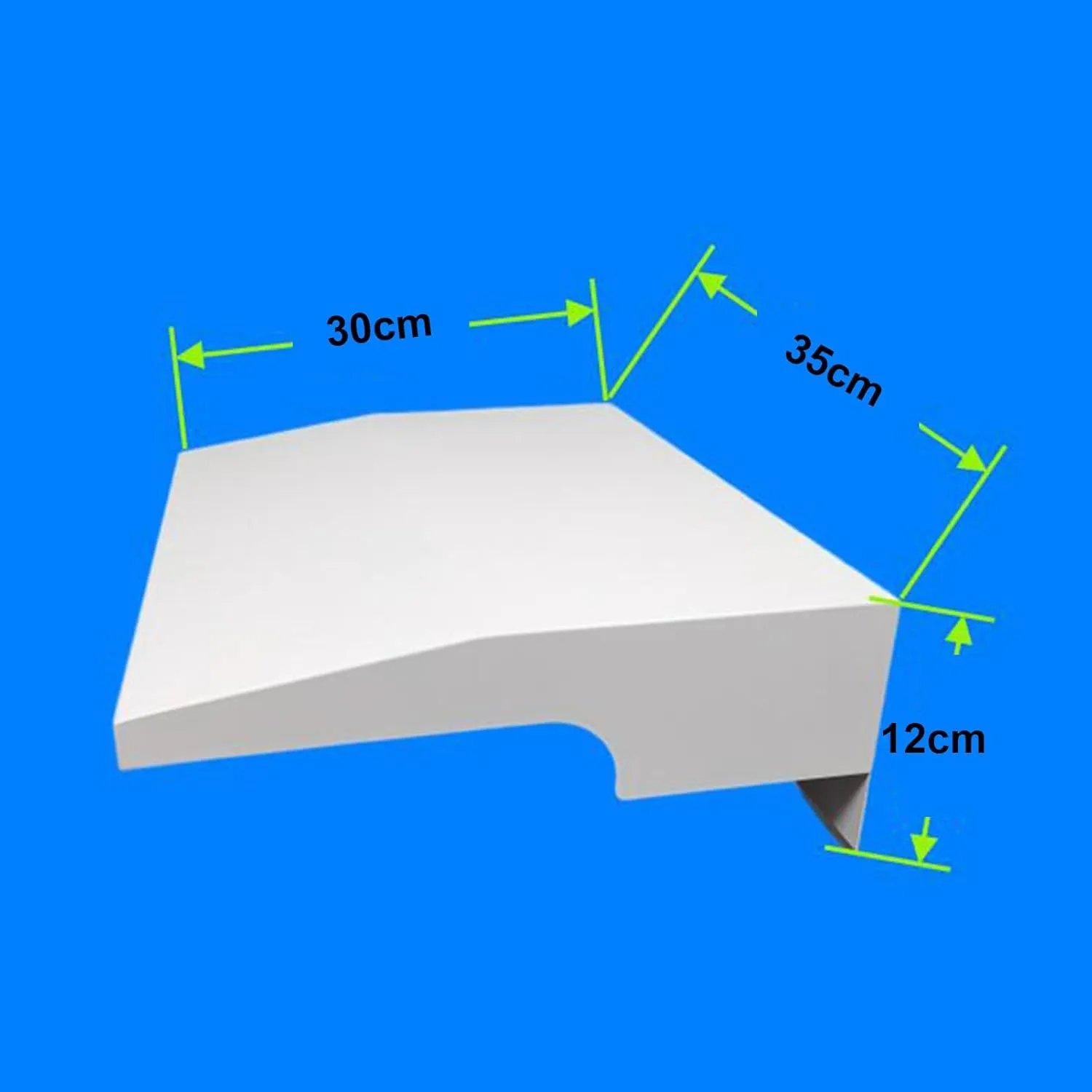 Electric Vehicle Charging Station Protective Roof Charging Post Roof,Outdoor Cover for Electrical Equipment, Door Window Canopy Awning Garden Porch Rain Cover Shelter