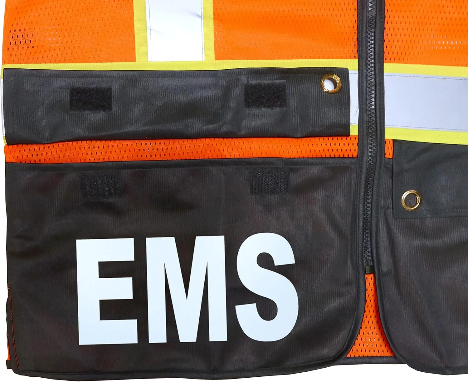 EMS Survivor Safety Vest, Type R Class 2, Reflective logos with Jumbo back pocket.