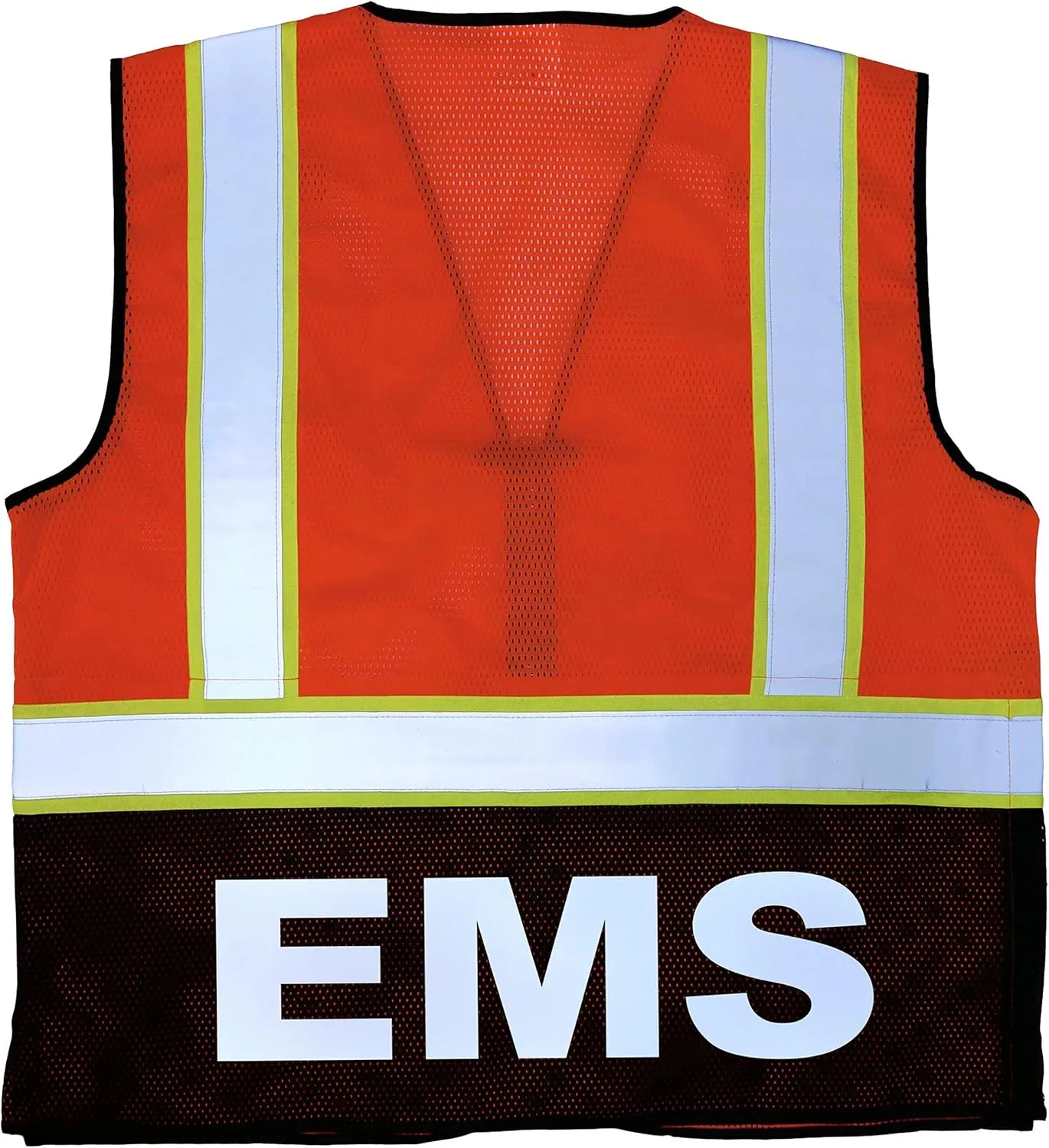 EMS Survivor Safety Vest, Type R Class 2, Reflective logos with Jumbo back pocket.