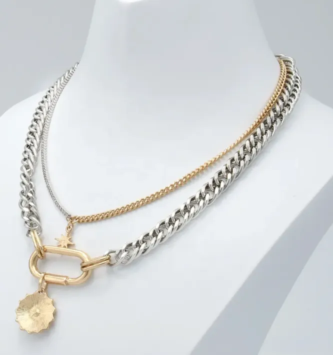  Evil Eye Carabiner Necklace