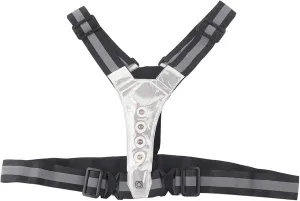 EVTSCAN LED Adjustable Reflective Vest Gear Stripes Night Sport Safety Unisex Elastic Waterproof
