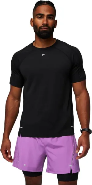 Fabletics Men's The 02 Tee, Performance Running, Jogging, Training, Ultra Lightweight, Reflective, Breathable