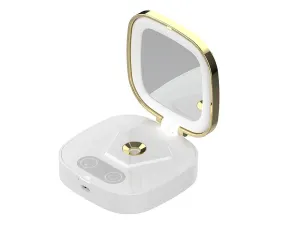 Face Humidifier Portable Mirror Nano Spray Water Hydration Instrument Steam Face Device Cold Spray Beauty USB Charging Eliztia ETBC1856 (White)