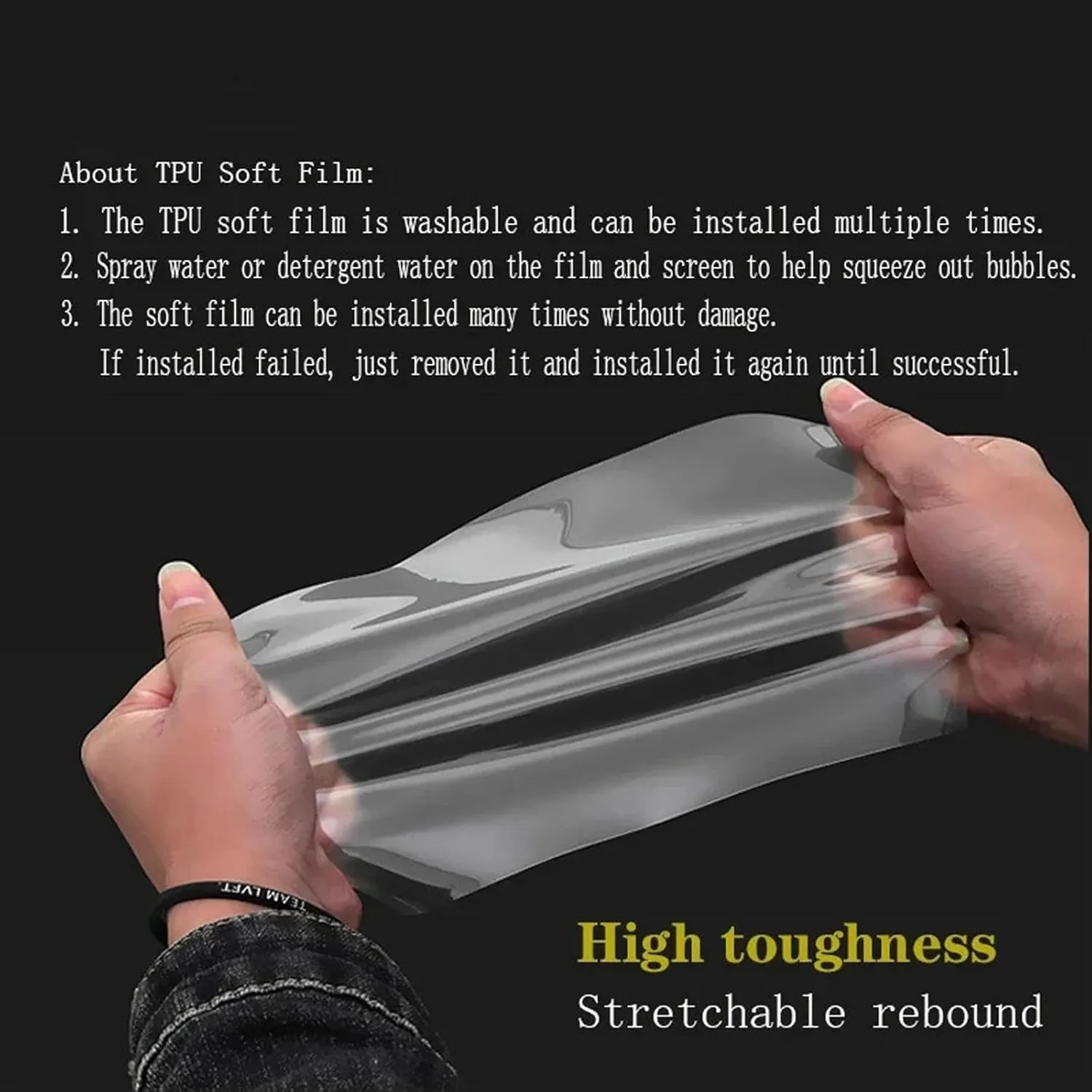 Fit for Mazda 3 Axela 2018-2024 Car Interior Car Door Center Console Gear Navigation Transparent TPU Protective Film