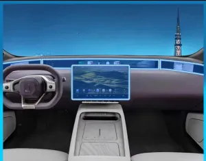 for Avatr 12 2023 2024 Gearbox Panel Navigation Screen Automotive Interior TPU Protective Film Anti-Scratch