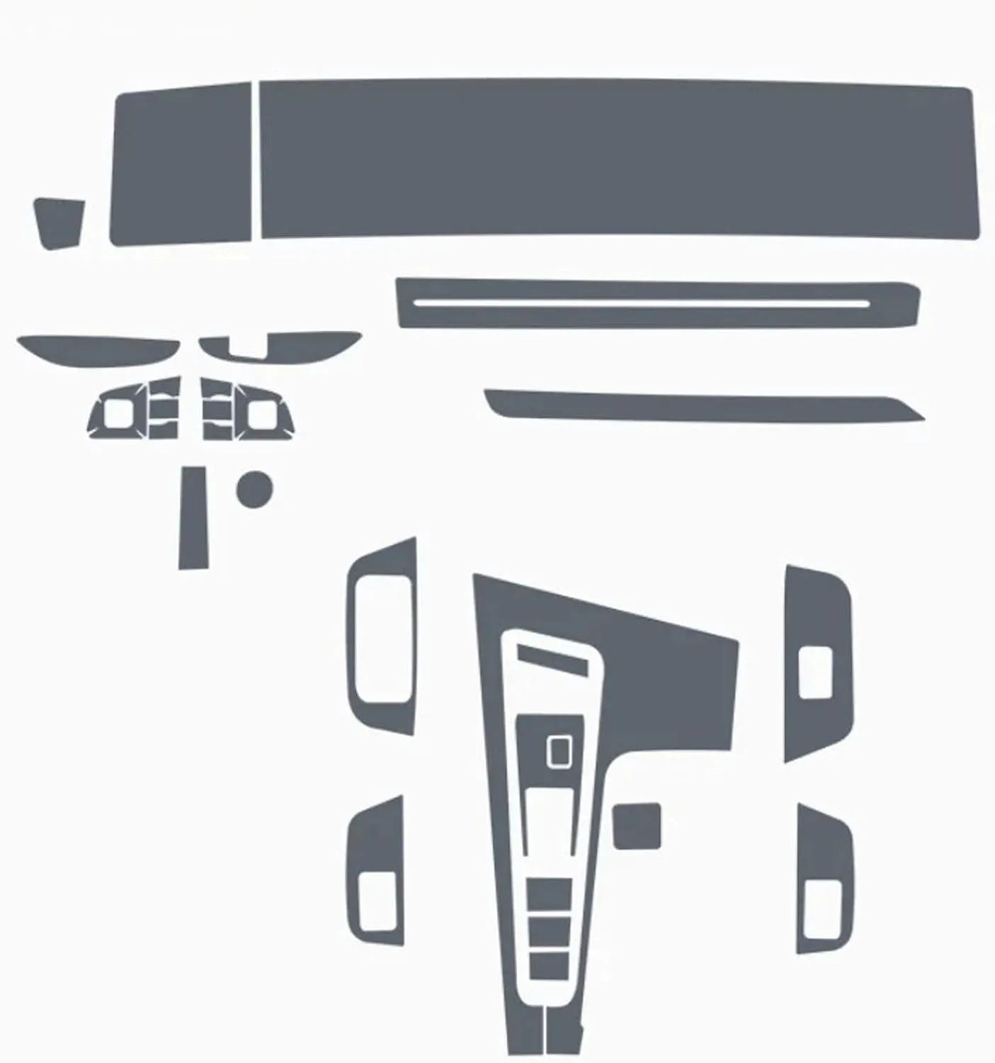 for MG ONE 2023 2024 Gearbox Panel Navigation Screen Automotive Interior Protective Cover Film Anti-Scratch