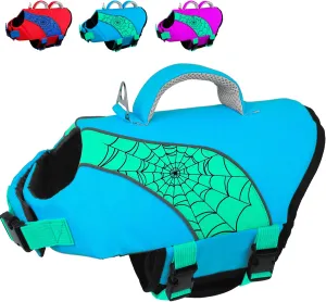 Fragralley Dog Life Jacket with High Buoyancy, Reflective Strips, Rescue Handle, Adjustable Fit, Quick Release Buckles, Tear-Resistant Nylon, Swim Life Vest for Small Medium Large Dogs