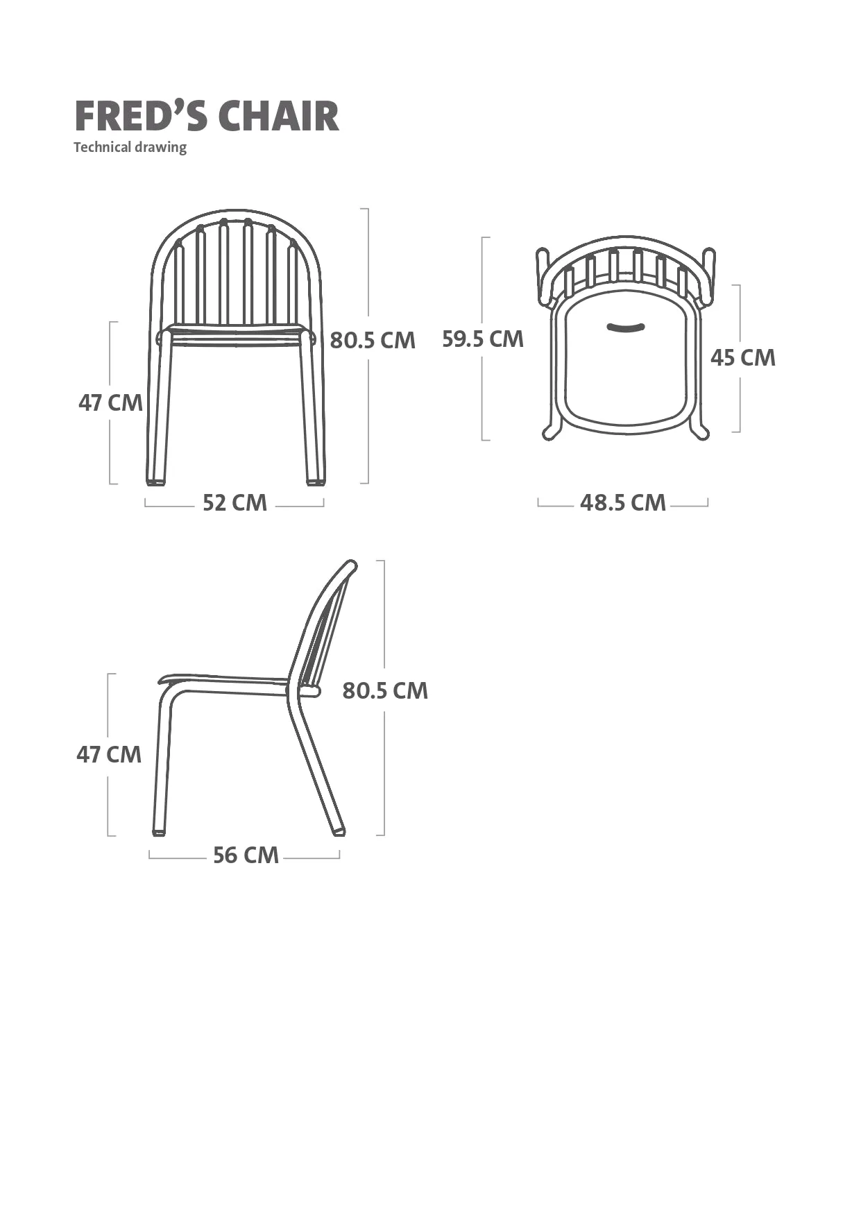 Fred's Chair<br> Set of 4
