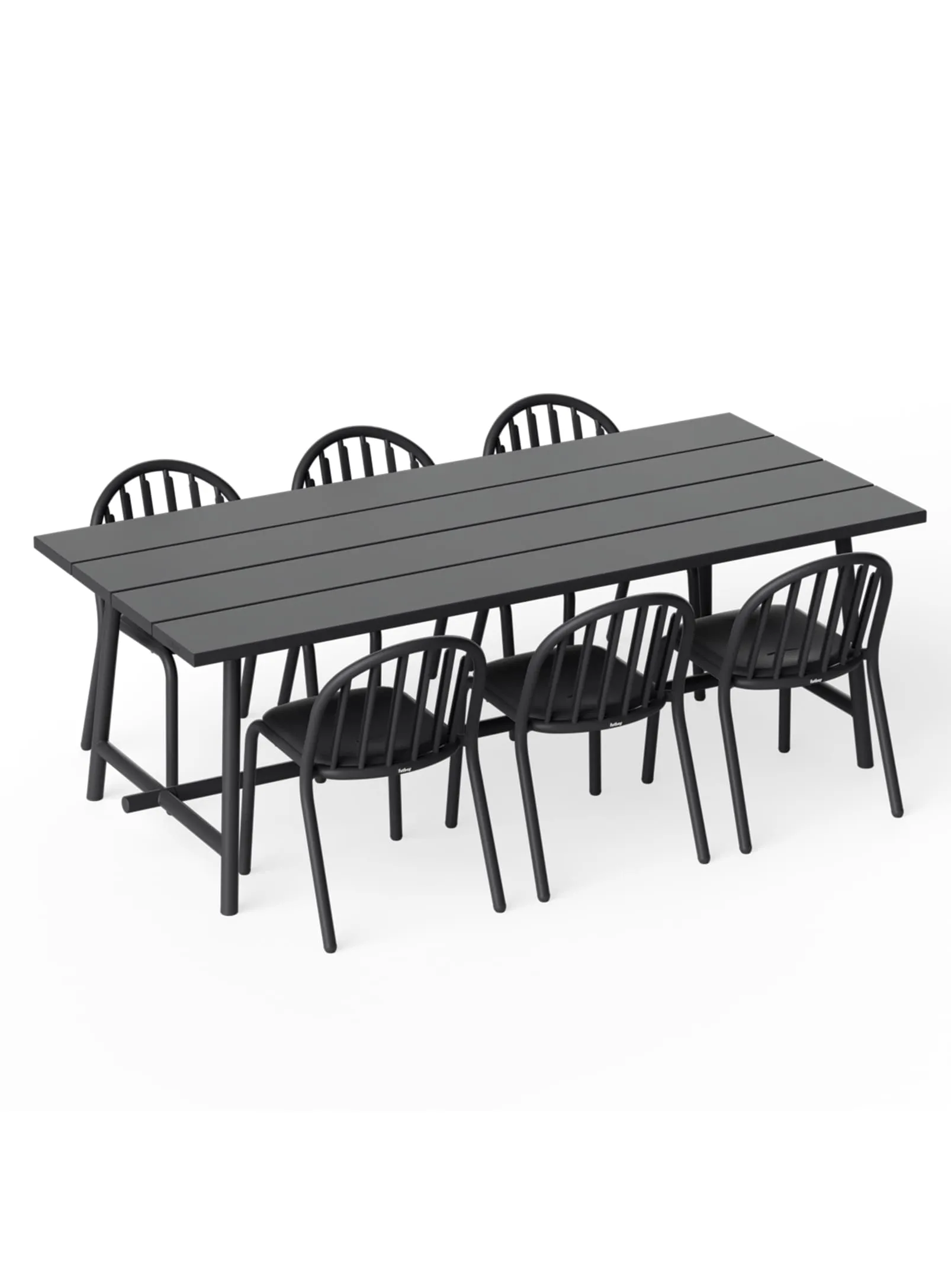 Fred's Dining Set<br> 1 Large Table   6 Chairs