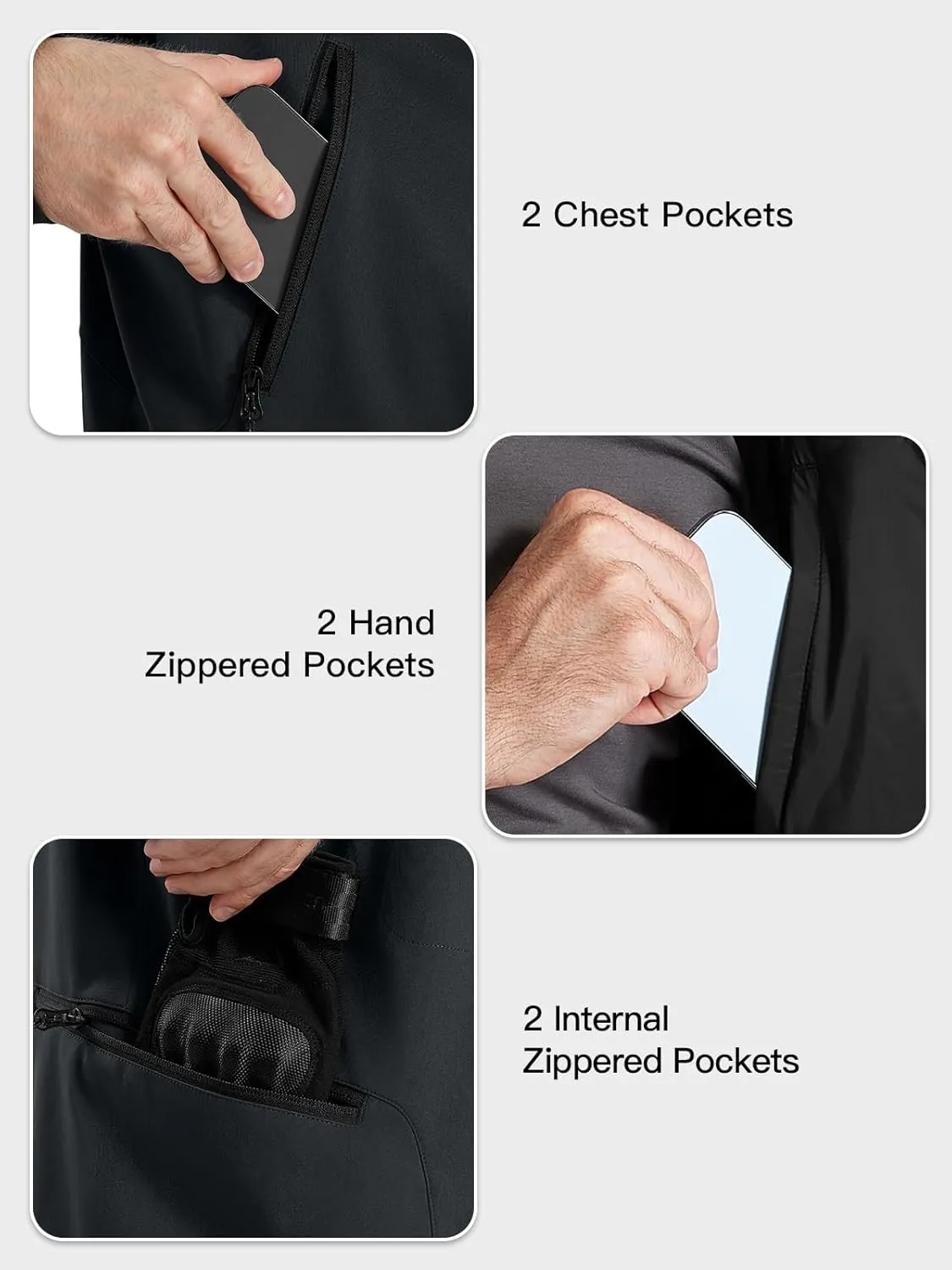 FREE SOLDIER Men's Warm Golf Vest Outerwear Windproof Reversible Puffer Vest Sleeveless Jacket for Casual Hiking Travel