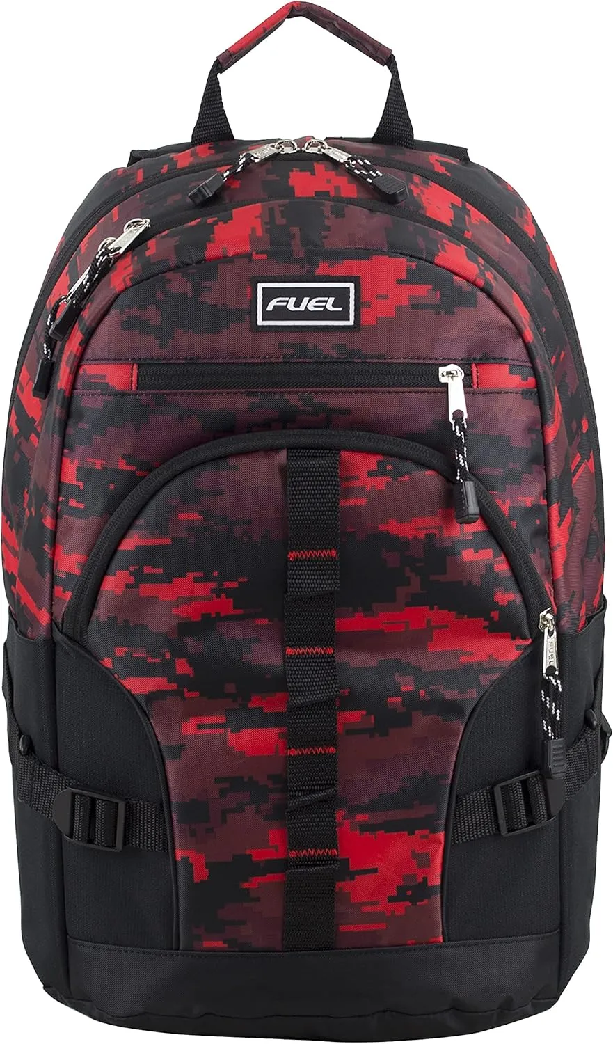 FUEL Hiking Laptop Backpack, College Bookbag, Travel Daypack with 5 Compartments, Dynamo Tech Pocket, 18.5 Inches
