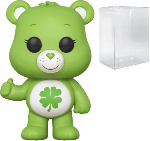 Funko Pop! Animation: Care Bears - Good Luck Bear Vinyl Figure (Includes Compatible Pop Box Protector Case)