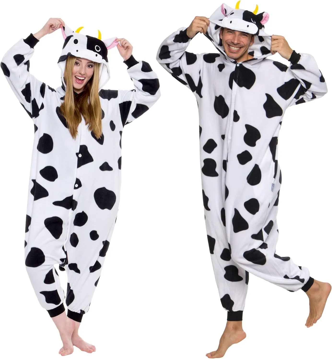 Funziez! Adult Onesie Halloween Costume - Animal and Sea Creature - Plush One Piece Cosplay Suit for Adults, Men and Women