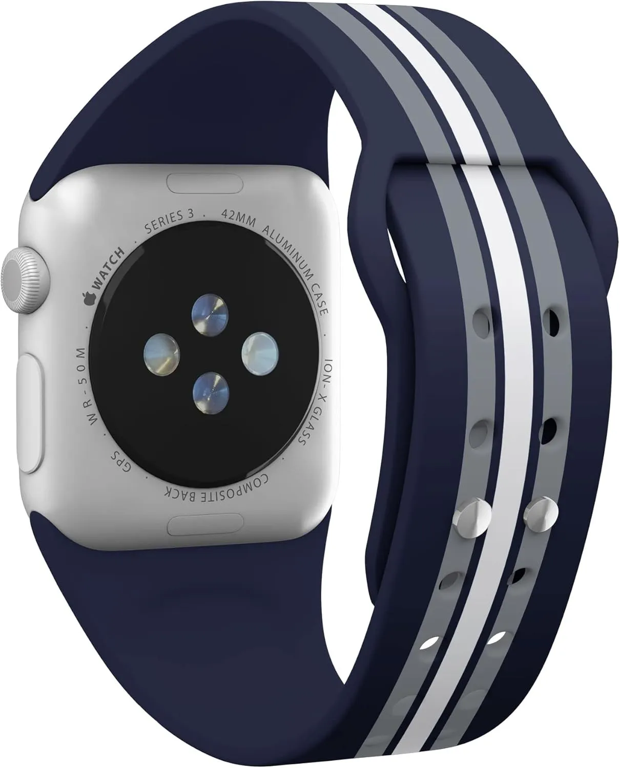 Game Time Dallas Cowboys HD Combo Package Compatible with Apple Watch and AirPods Pro (Stripes)