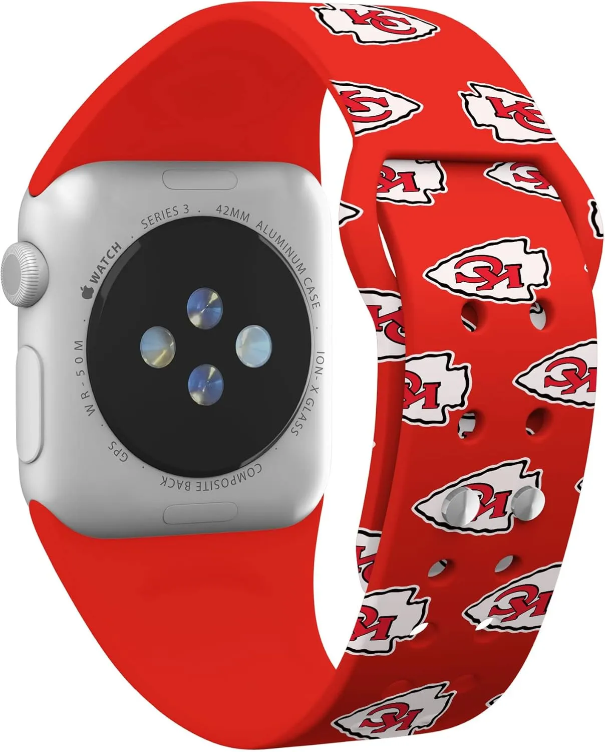 Game Time Kansas City Chiefs HD Combo Package Compatible with Apple Watch and AirPods Gen 1&2