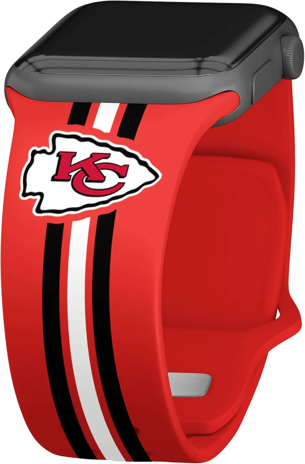 Game Time Kansas City Chiefs HD Combo Package Compatible with Apple Watch and AirPods Pro (Stripes)