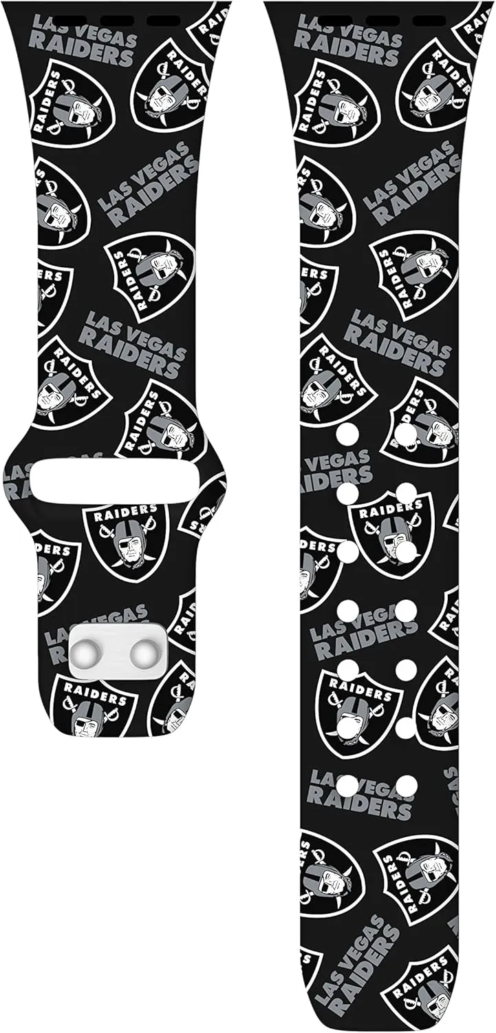 Game Time Las Vegas Raiders HD Combo Package Compatible with Apple Watch and AirPods Pro (Random)