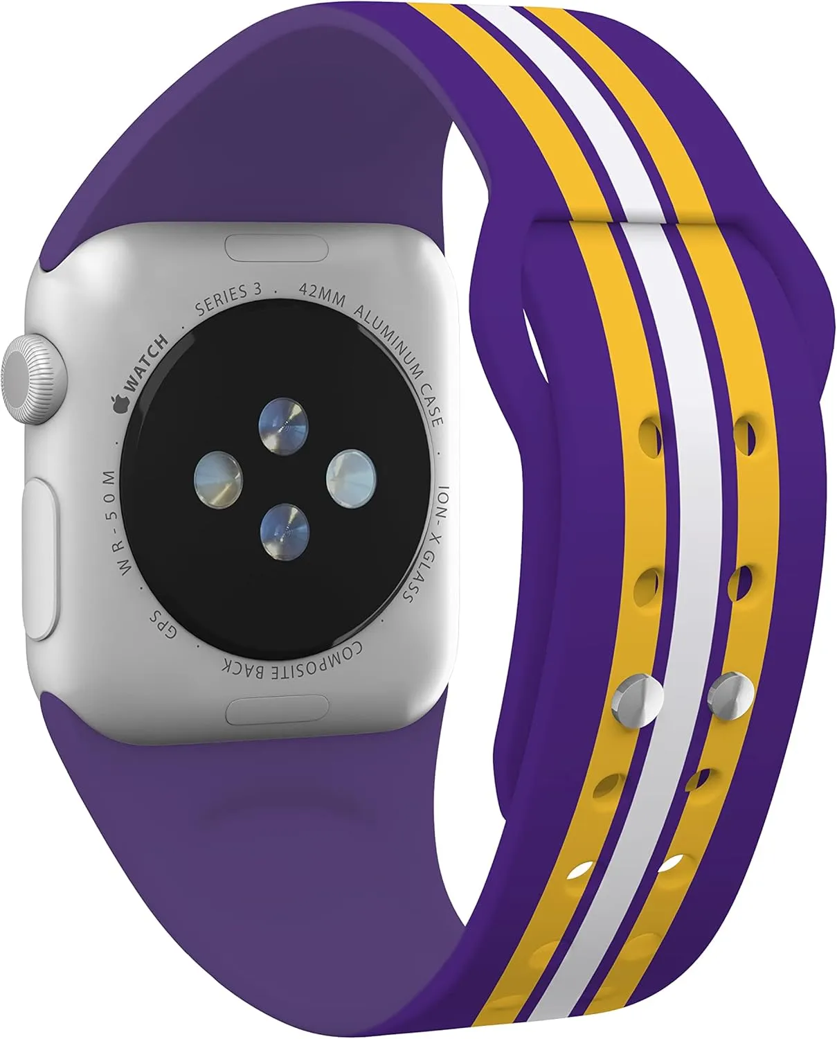 Game Time Minnesota Vikings HD Combo Package Compatible with Apple Watch and AirPods Gen 1&2