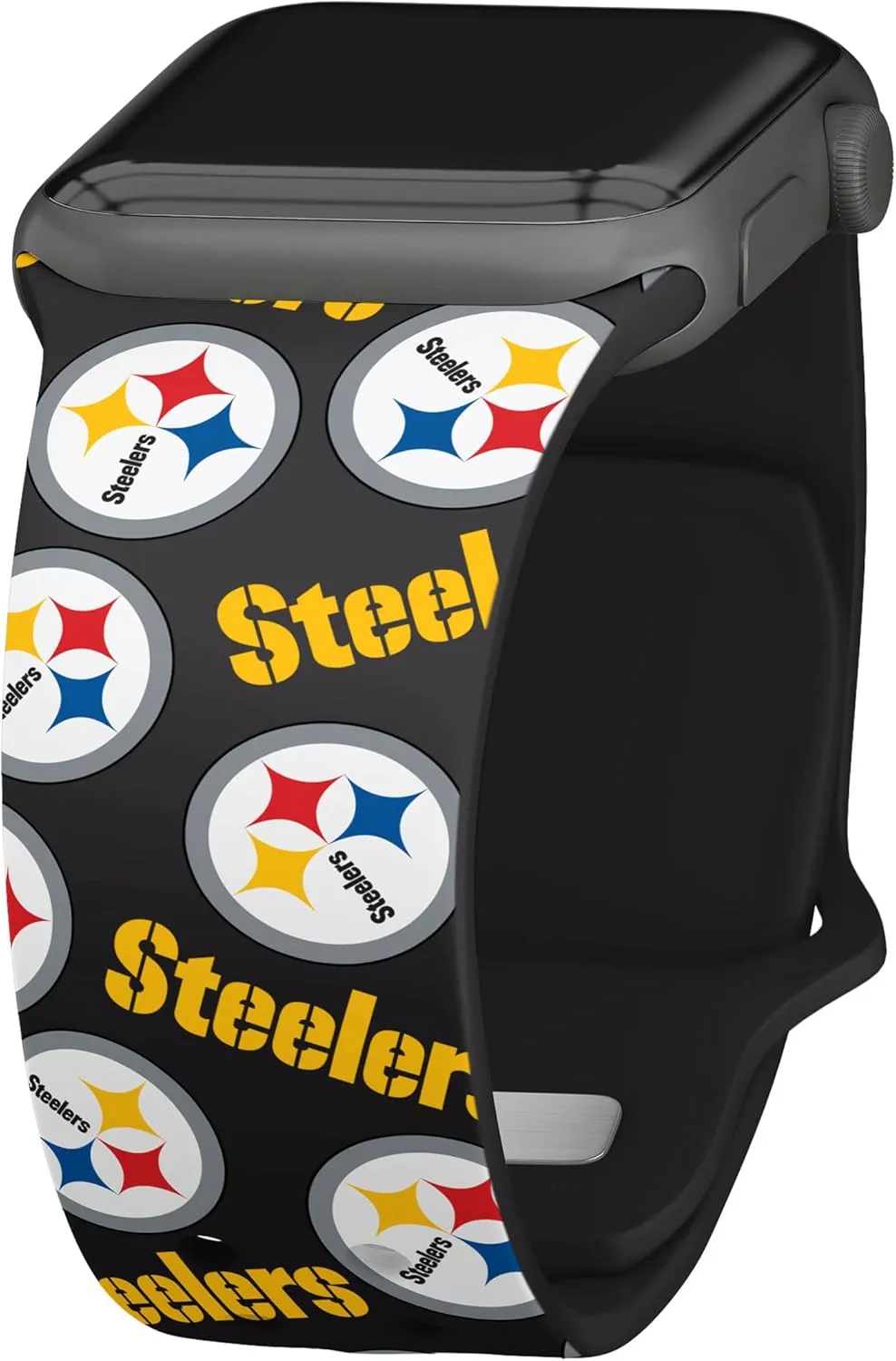Game Time Pittsburgh Steelers HD Combo Package Compatible with Apple Watch and AirPods Pro (Random)