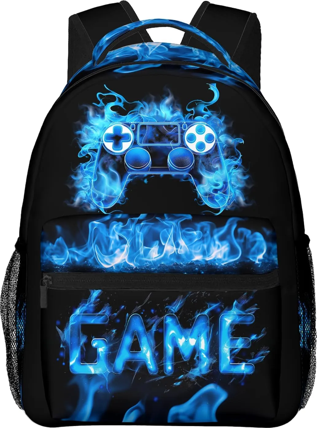 Gaming Kids Backpack for Boys Girls Gamepad Elementary Schoolbag Kindergarten Gamer Bookbags Preschool Toddler Book Bags Travel Bag Hiking Camping Rucksack Daypack for Students Back to School Gifts