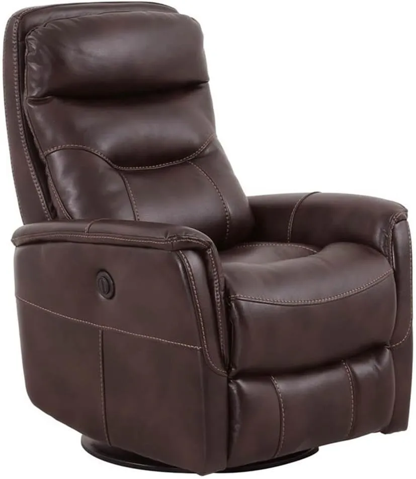Gemini - Truffle Power Swivel Glider Recliner