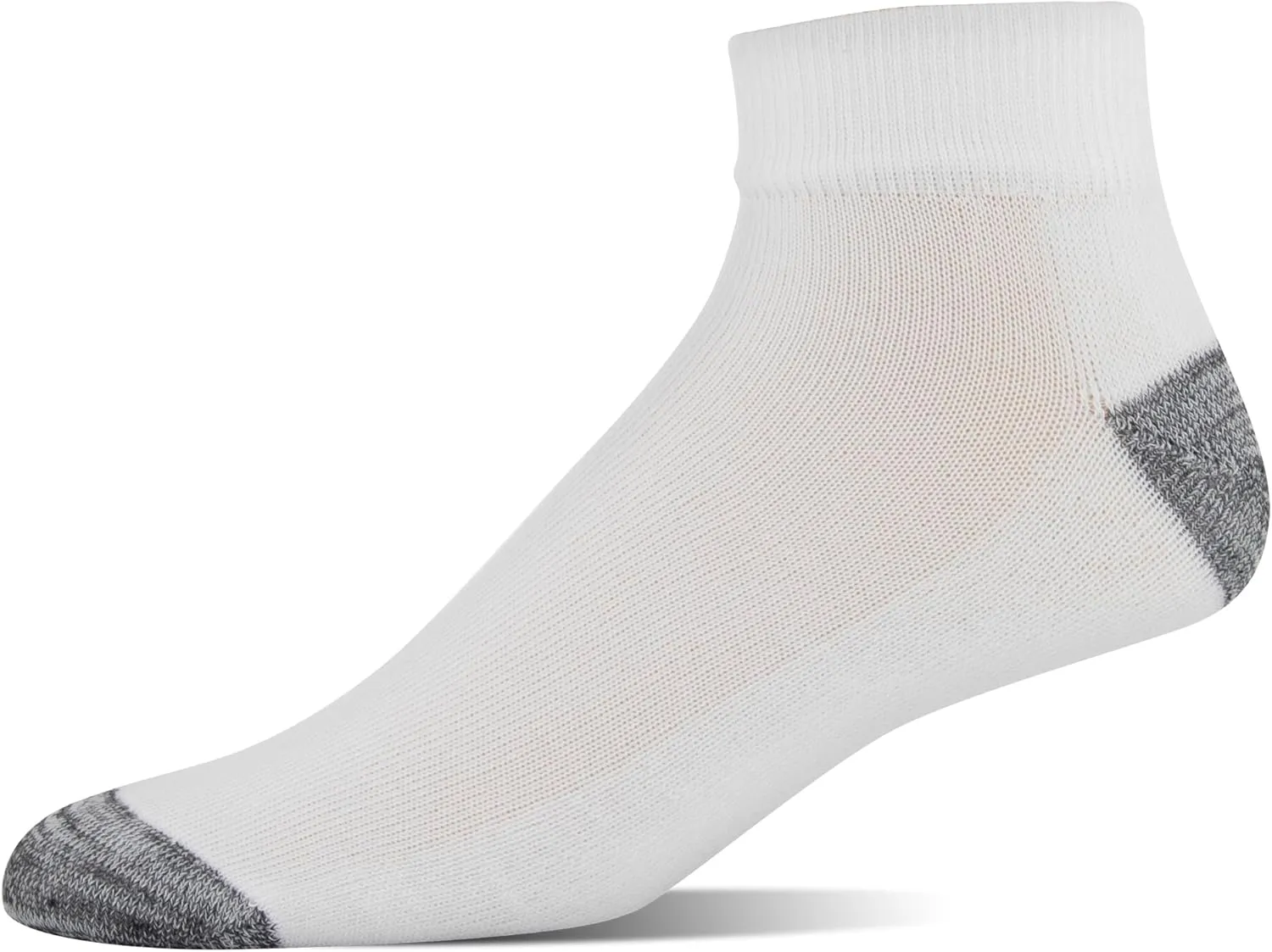 Gildan Men's Polyester Half Cushion Low Cut Socks, 12-pack
