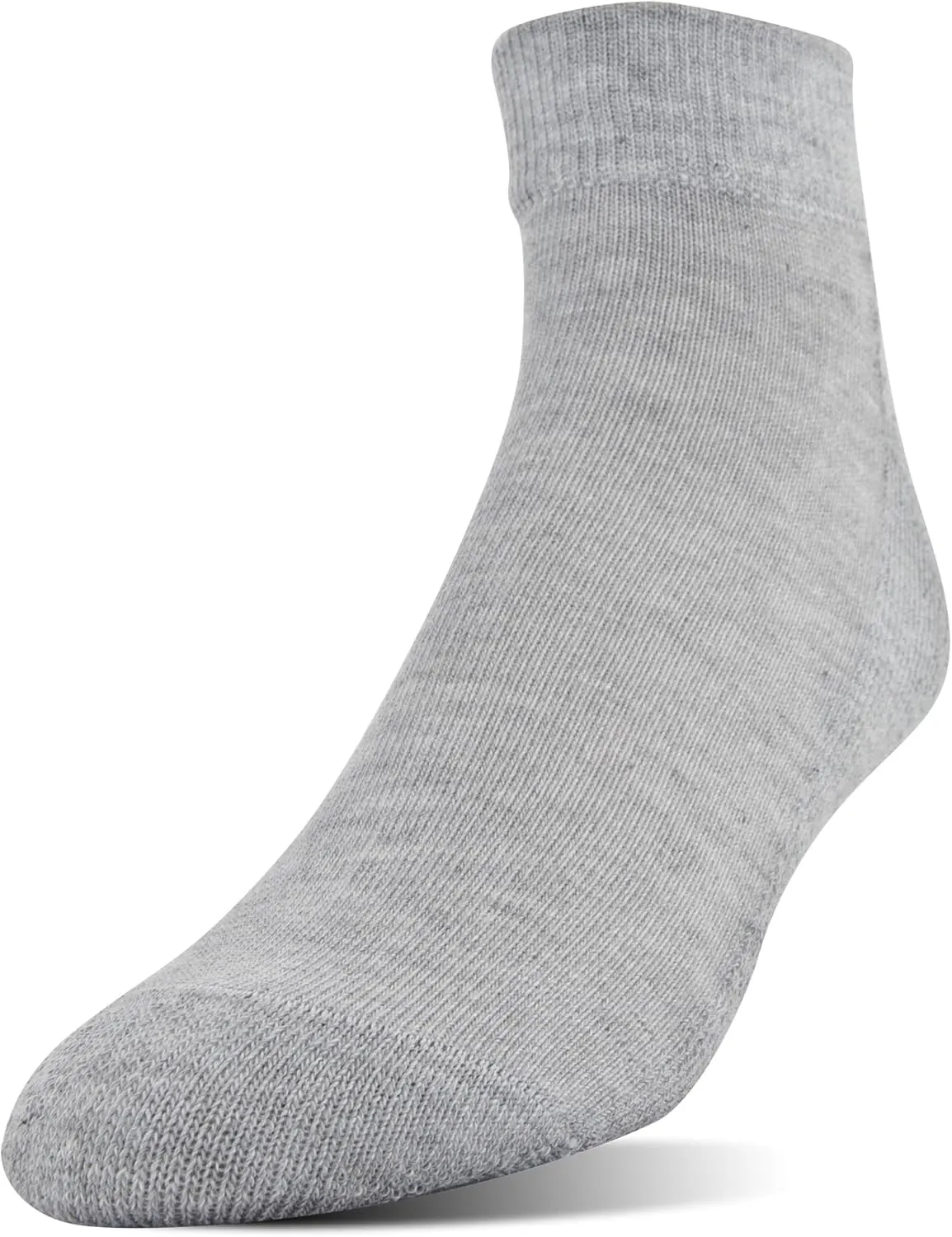 Gildan Men's Polyester Half Cushion Low Cut Socks, 12-pack